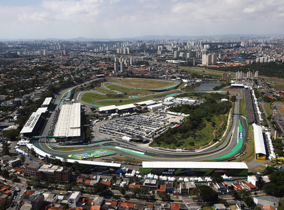 image of Interlagos circuit of the Brazilian Grand Prix