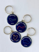 Spa Francorchamps Metal Keychain